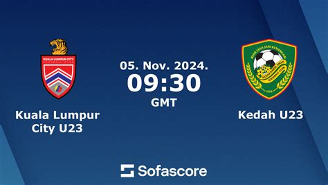 Kuala Lumpur City FC vs Kedah live score, H2H and lineups.